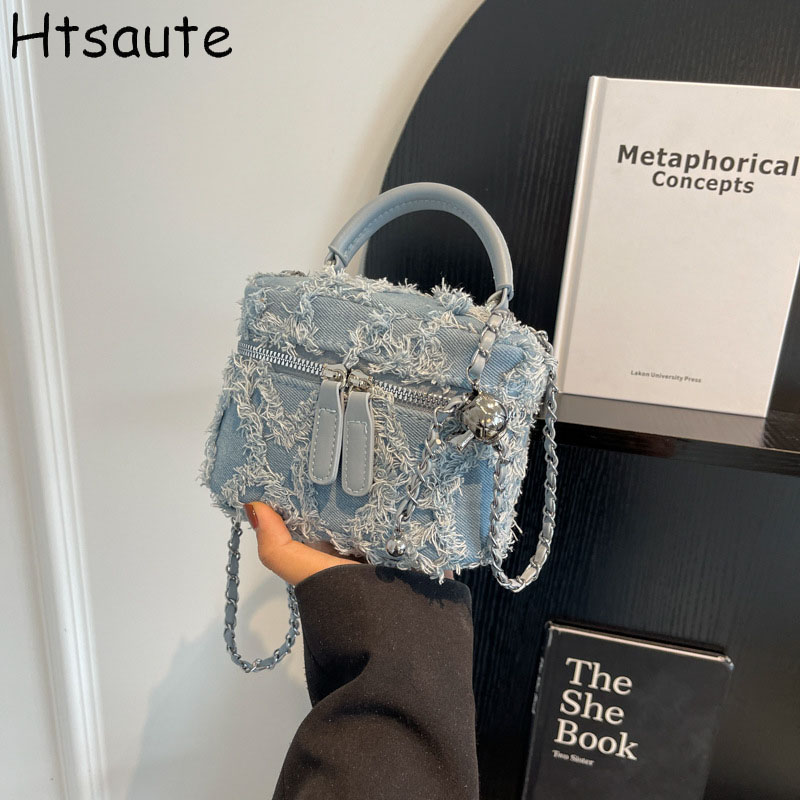 Women Bags Jeans - 2024, новая дизайнерская сумка на одно