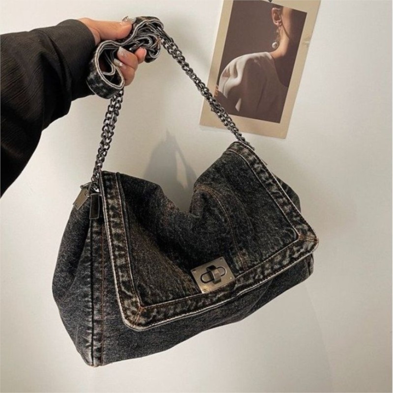 Винтажная джинсовая большая су – обзор и цена Women Bags Jeans