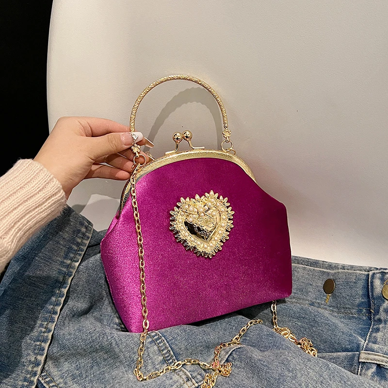 Бархатная рамка с цепочками в  – обзор и цена Women Bags Sale