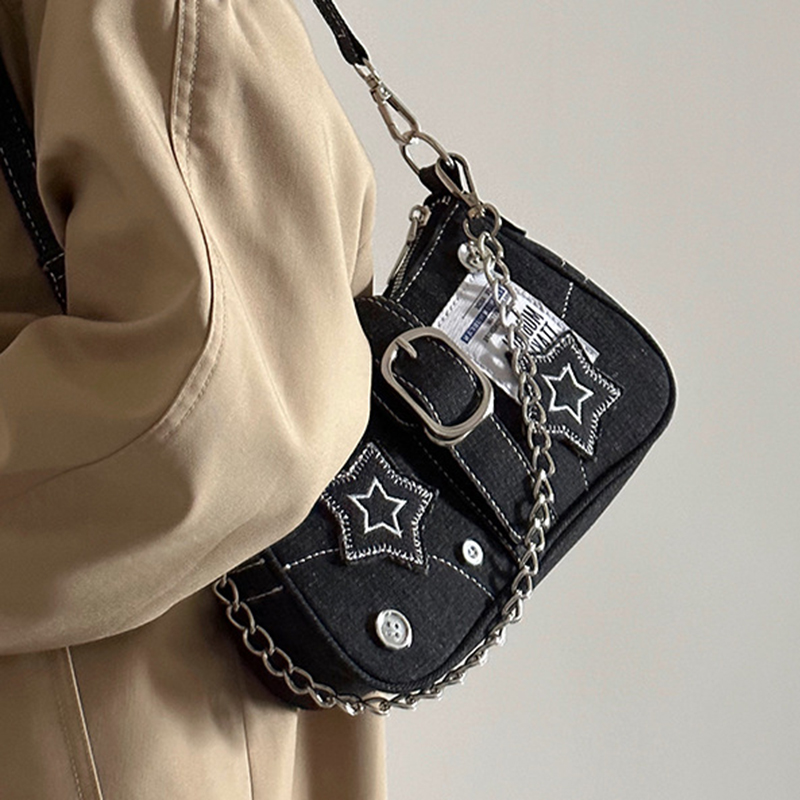 Модные женские сумки Y2K с узо – обзор и цена Women Bags Jeans