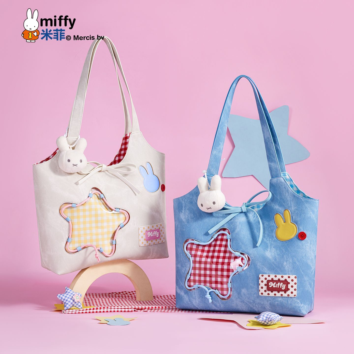 Сумка-тоут Miffy Kawaii с лице – обзор и цена Top Handle Structured